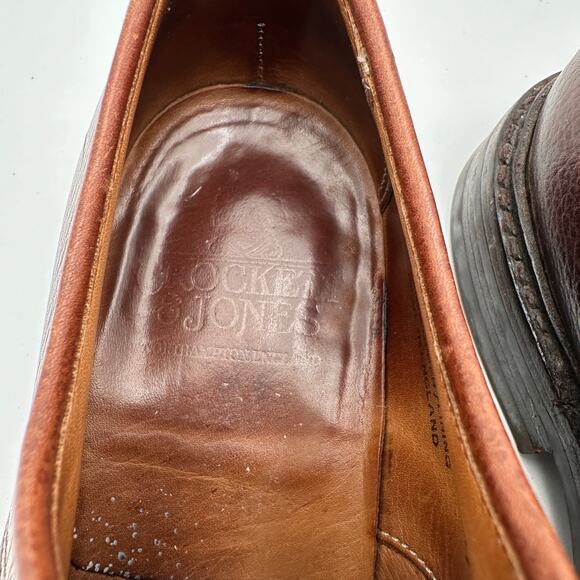 Ashdown Brown Leather Oxford Dress Shoe Size US 6.5 E main image 4